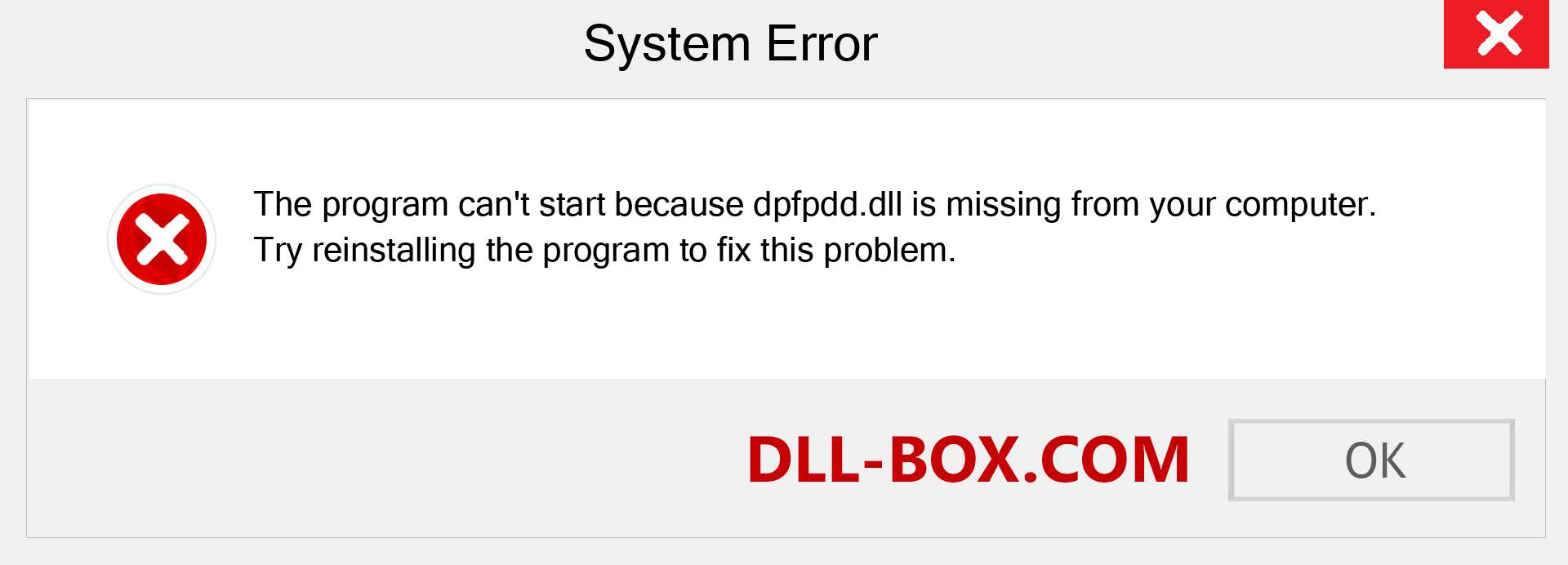  dpfpdd.dll file is missing?. Download for Windows 7, 8, 10 - Fix  dpfpdd dll Missing Error on Windows, photos, images